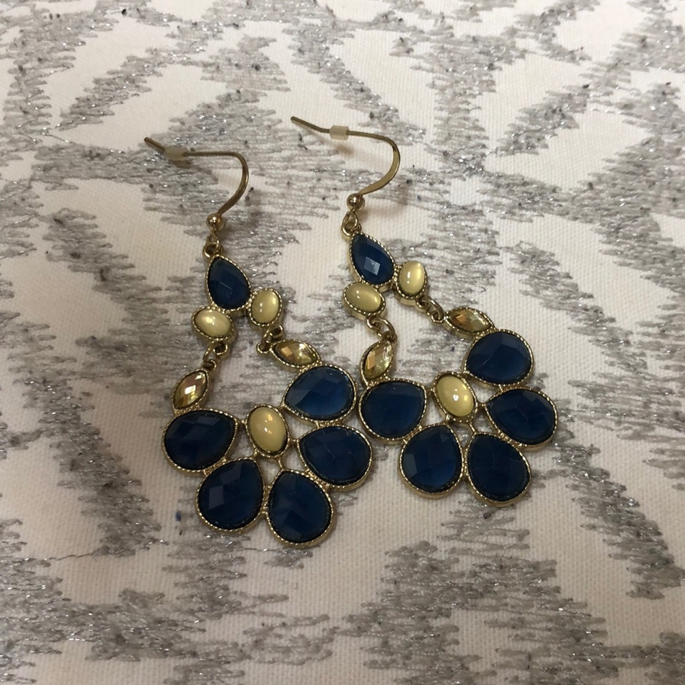 Blue earrings